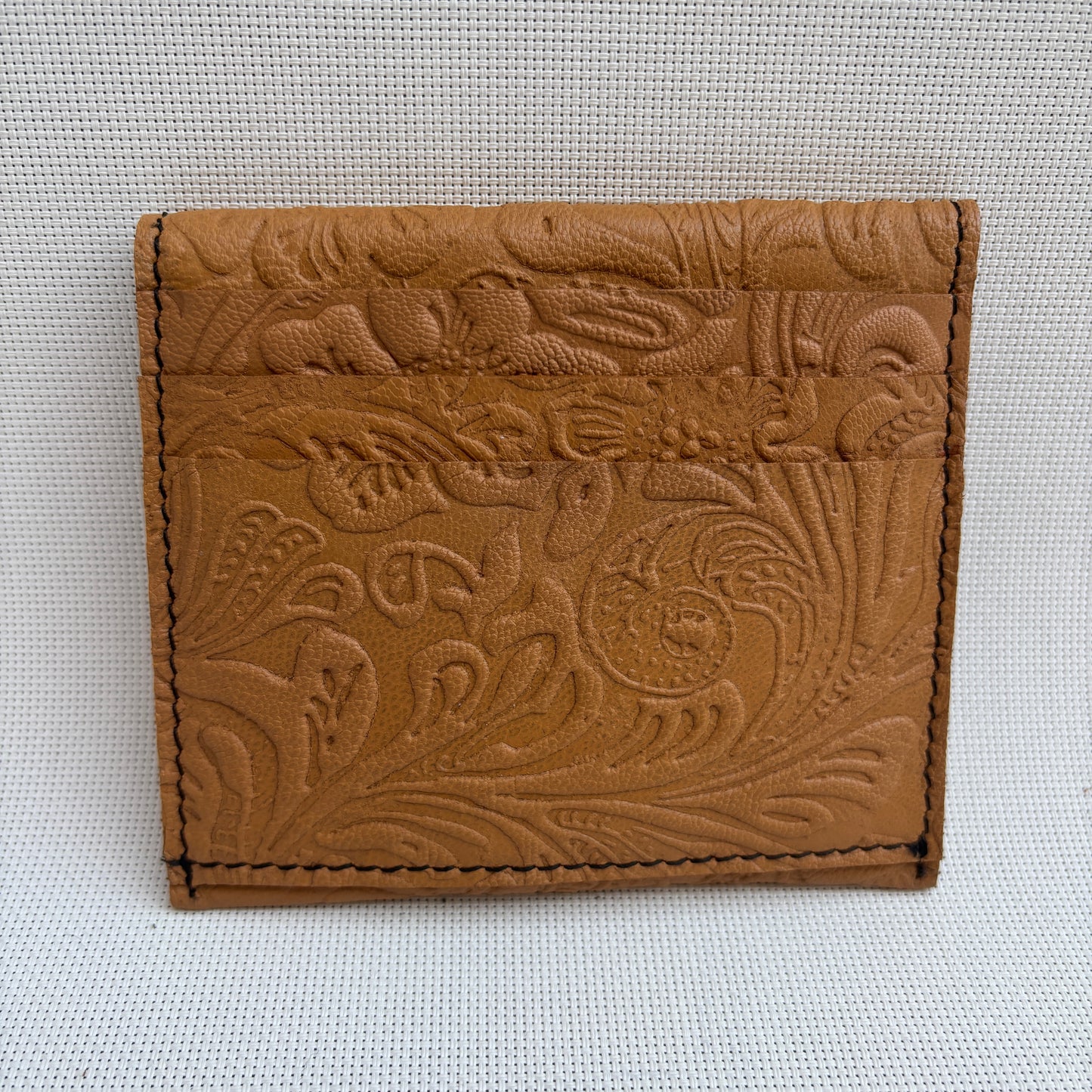 CAOMKA Coin Holder Natural BioCuir® Leather Exclusive Piece No. 12375