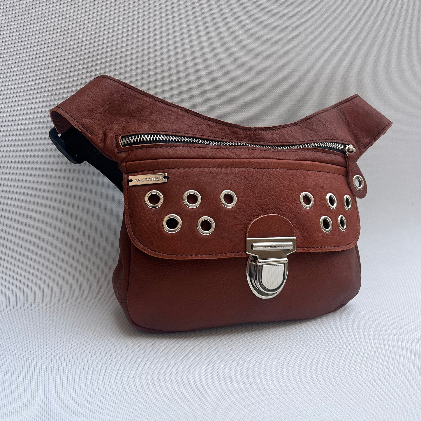 Premium Brown Mud & Silver · Piel natural BioCuir® · Pieza Exclusiva Núm. 13827