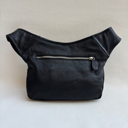 BioCuir Classic Black & Silver BioCuir® Natural Leather Exclusive Piece No. 6678