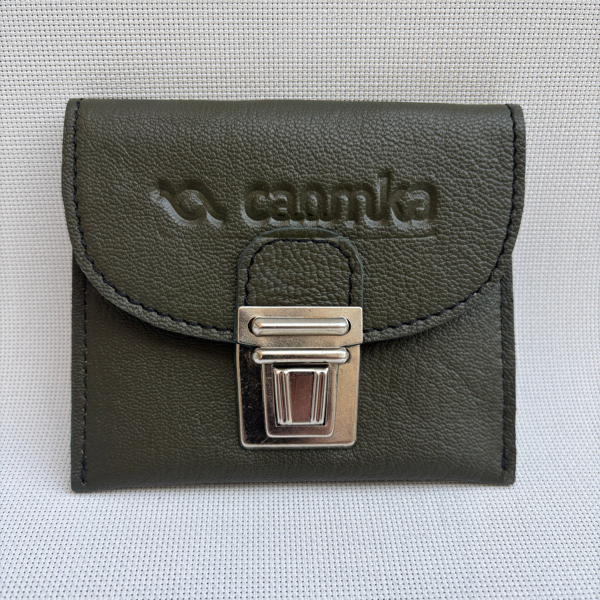 CAOMKA Coin Holder Natural BioCuir® Leather Exclusive Piece No. 12375