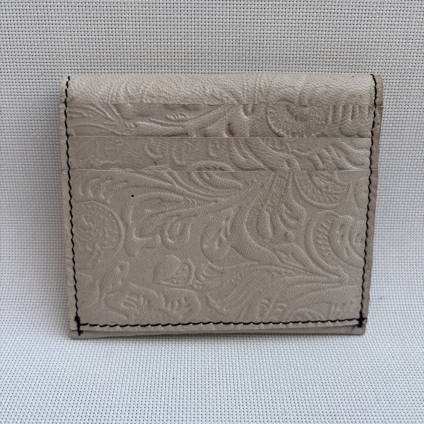 CAOMKA Coin Holder Natural BioCuir® Leather Exclusive Piece No. 12375