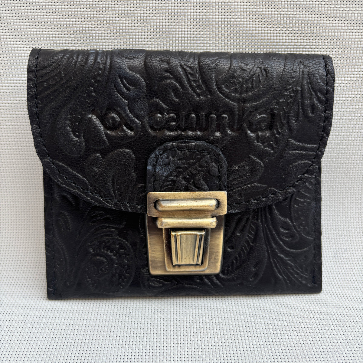 CAOMKA Coin Holder Natural BioCuir® Leather Exclusive Piece No. 12375