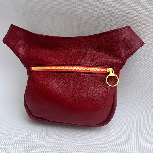 Mini Special Red · Piel natural BioCuir® · Pieza Exclusiva Núm. 13805