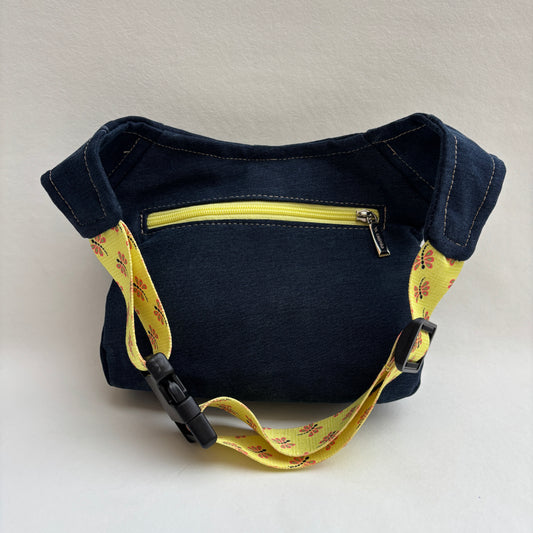 Riñonera Original Special Top ♻️Jeans Recycled ♻️ + Bolsillo trasero con cremallera · Pieza Única Núm. 19505