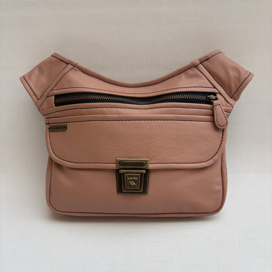 Riñonera Classic Pink & Old Gold · Piel · Pieza Exclusiva Núm. 17909