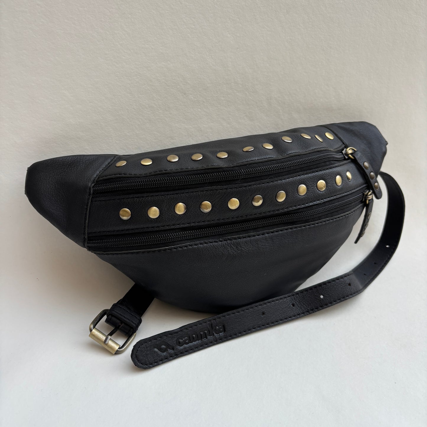 Riñonera "Special Premium RetroChic Black" · Piel · Pieza Exclusiva Núm. 19459