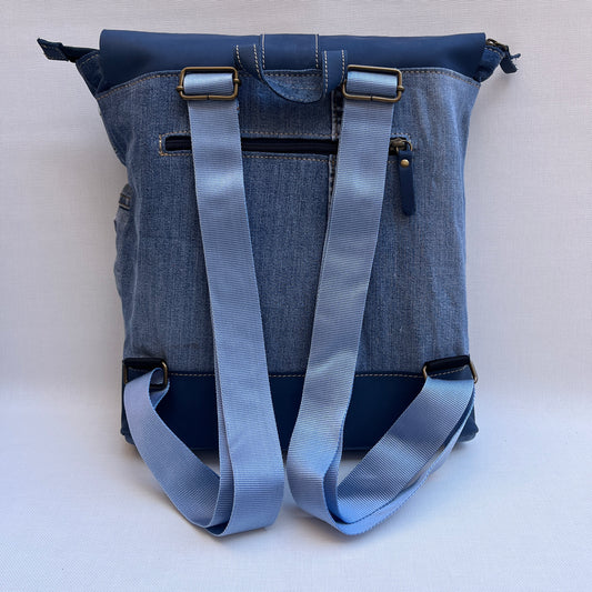 Mochila Top Caomka Recycled ♻️ Jeans · Pieza Única 15465