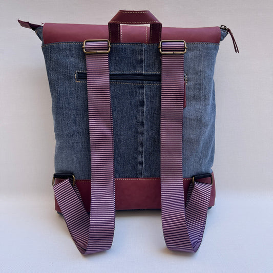Mochila Top Caomka Recycled ♻️ Jeans · Pieza Única 15467