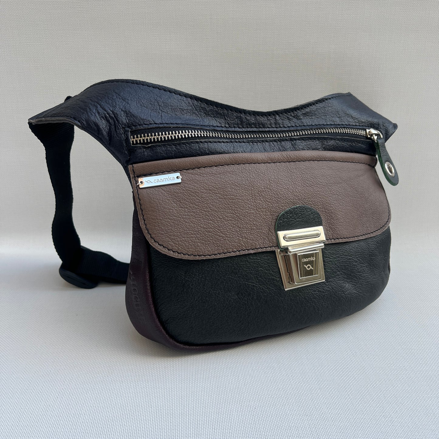 Special Green & Taupé & Dark Blue · Piel natural BioCuir® · Pieza Exclusiva Núm. 14778