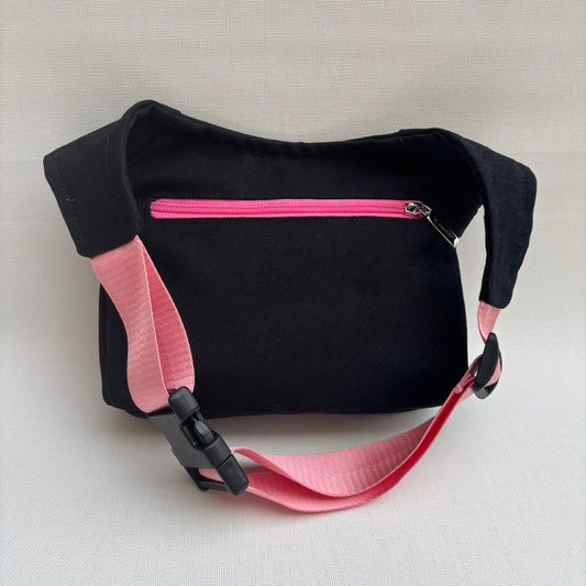 Riñonera "Pink Energy" + Bolsillo trasero · Pieza Única Núm. 17964