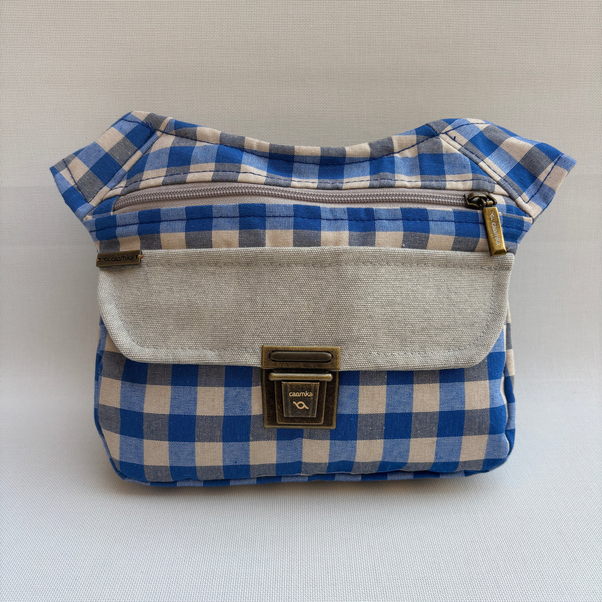 (-30%) Riñonera "Special Vichy Blue Top" · Pieza Única Núm. 18121