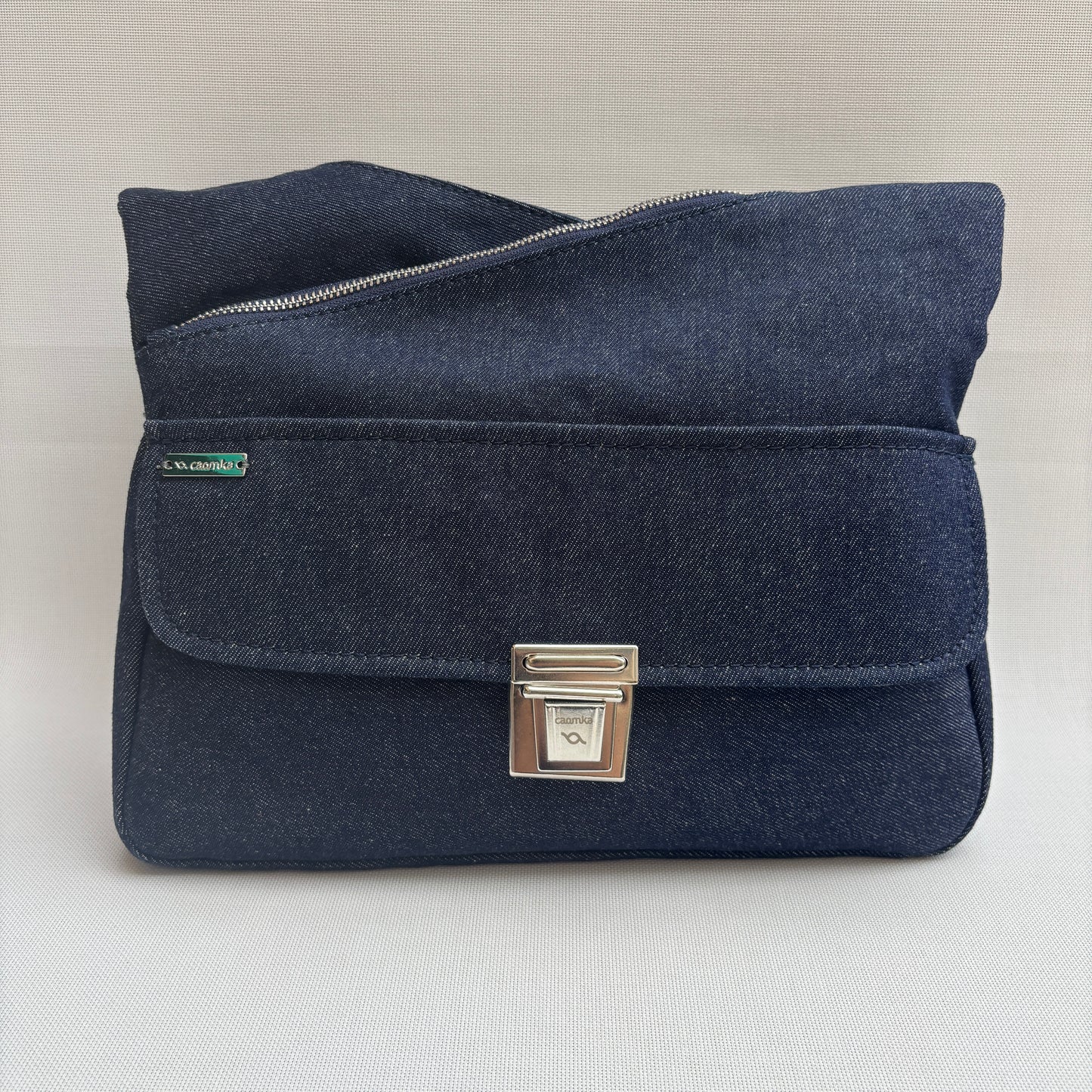 Bolso Bandolera Súper Caomka "Autumn Blue Jeans" · Pieza Exclusiva Núm. 17970