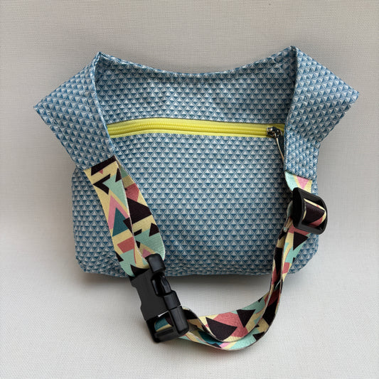 Riñonera "Special Sky Blue Top" + Bolsillo trasero · Impermeable ·Pieza Única Núm. 18664