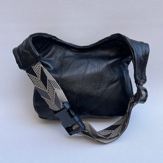 Patchwork Black Top Vintage & Silver · Piel / Cuero Vintage · Pieza Única Núm. 15522