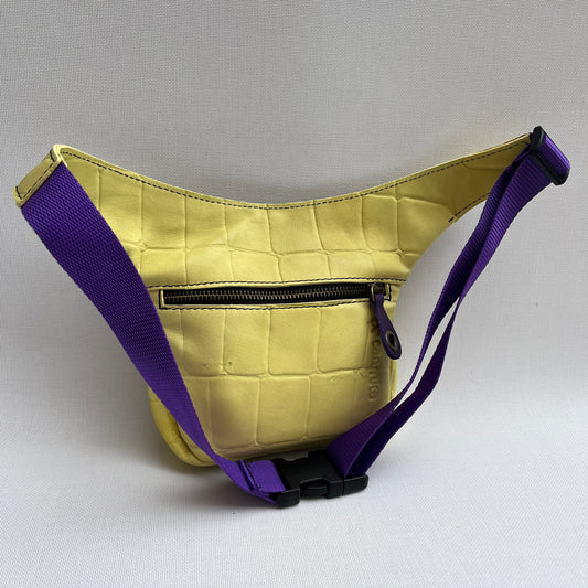 Mini Classic Schwarz "Premium" Altgold. Naturleder BioCuir® Exclusive Piece Nr. 7111