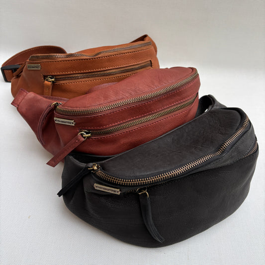 Riñonera Classic RetroChic Vintage · Piel / Cuero · Pieza Exclusiva Núm. 16460