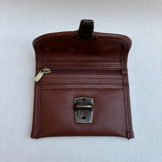 CAOMKA Coin Holder Natural BioCuir® Leather Exclusive Piece No. 12375