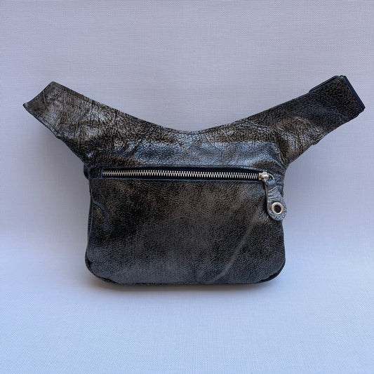 Riñonera "Special Silver Metal Top" · Piel - Cuero · Pieza Exclusiva Núm. 15694