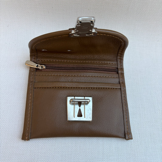 CAOMKA Coin Holder Natural BioCuir® Leather Exclusive Piece No. 12375