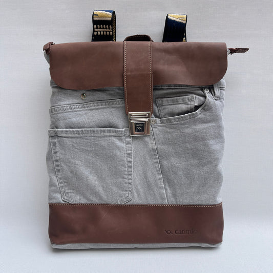 Mochila Top Caomka Recycled ♻️ Jeans · Pieza Única 15575