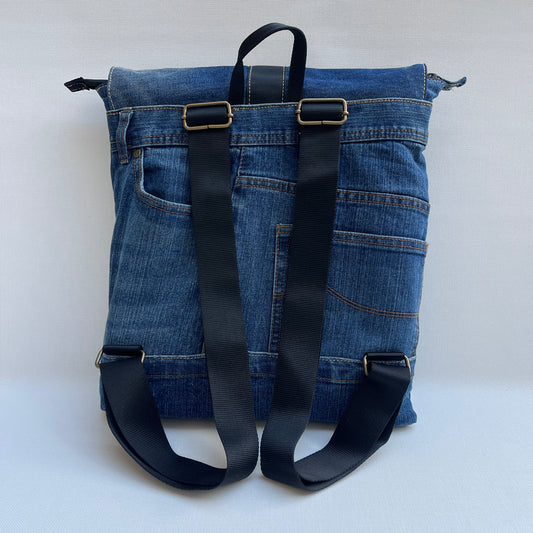 Mochila Top Caomka Recycled ♻️ Jeans · Pieza Única 15505