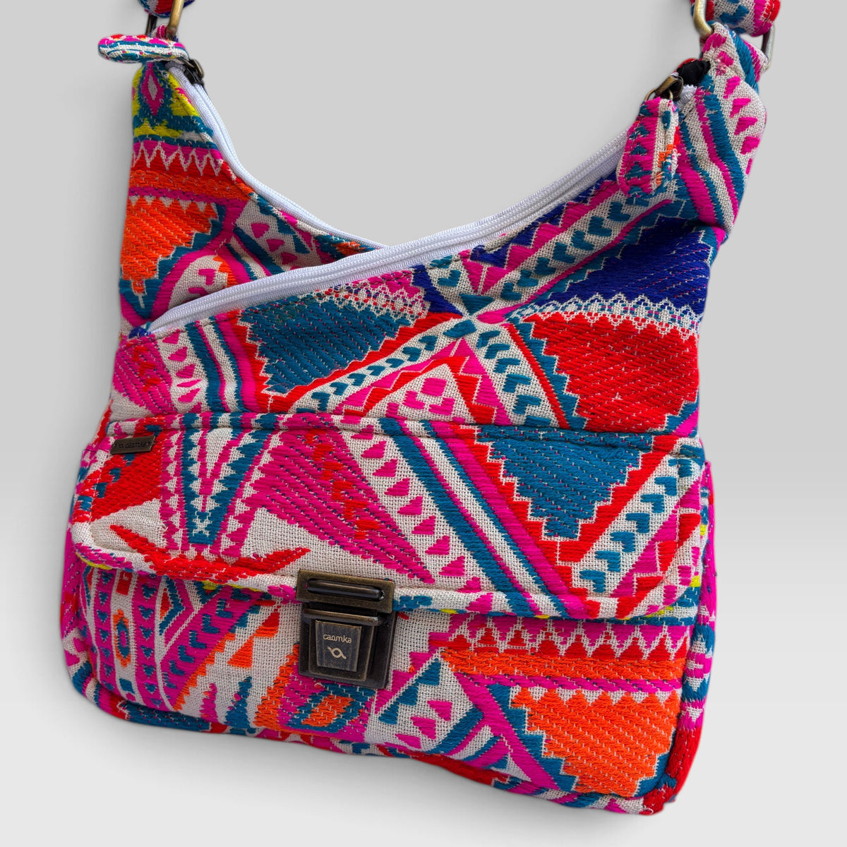 Bolso Bandolera Súper Caomka "Happy Boho" · Pieza Única Núm. 19558