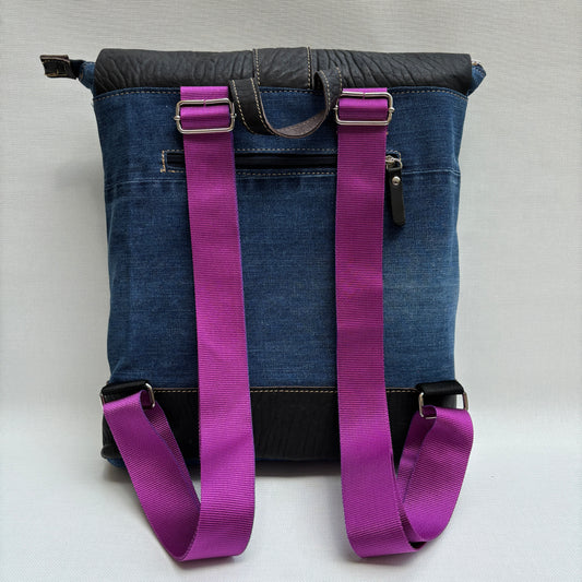 Mochila Top Caomka Recycled ♻️ Jeans · Pieza Única 15607