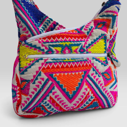 Bolso Bandolera Súper Caomka "Happy Boho" · Pieza Única Núm. 19558