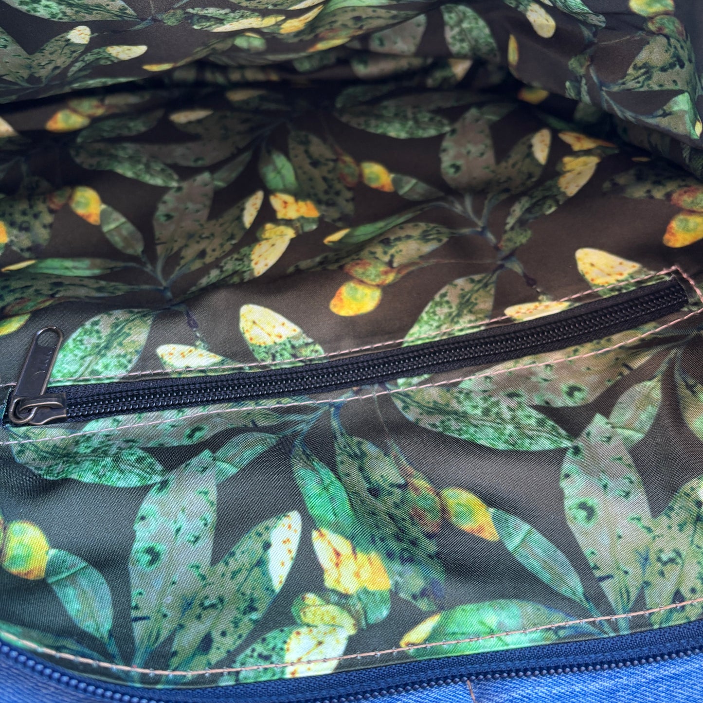 Mochila Top Caomka Recycled ♻️ Jeans · Pieza Única 16473