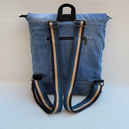 Mochila Top Caomka Recycled ♻️ Jeans · Pieza Única 16481