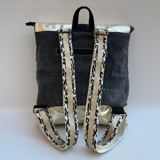 Mochila Top Caomka Recycled ♻️ Jeans · Pieza Única 16477