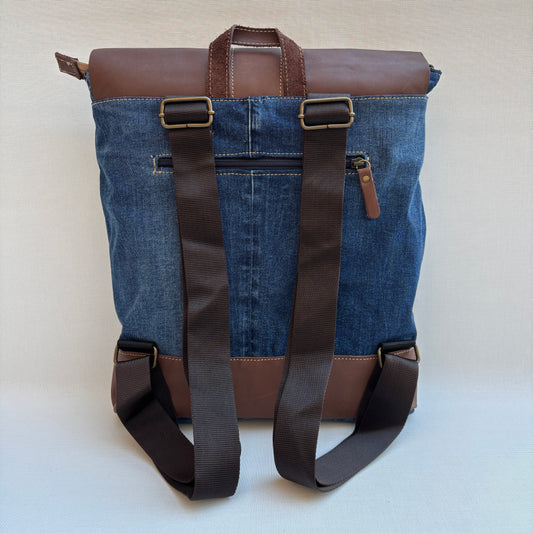 Mochila Top Caomka Recycled ♻️ Jeans · Pieza Única 16514