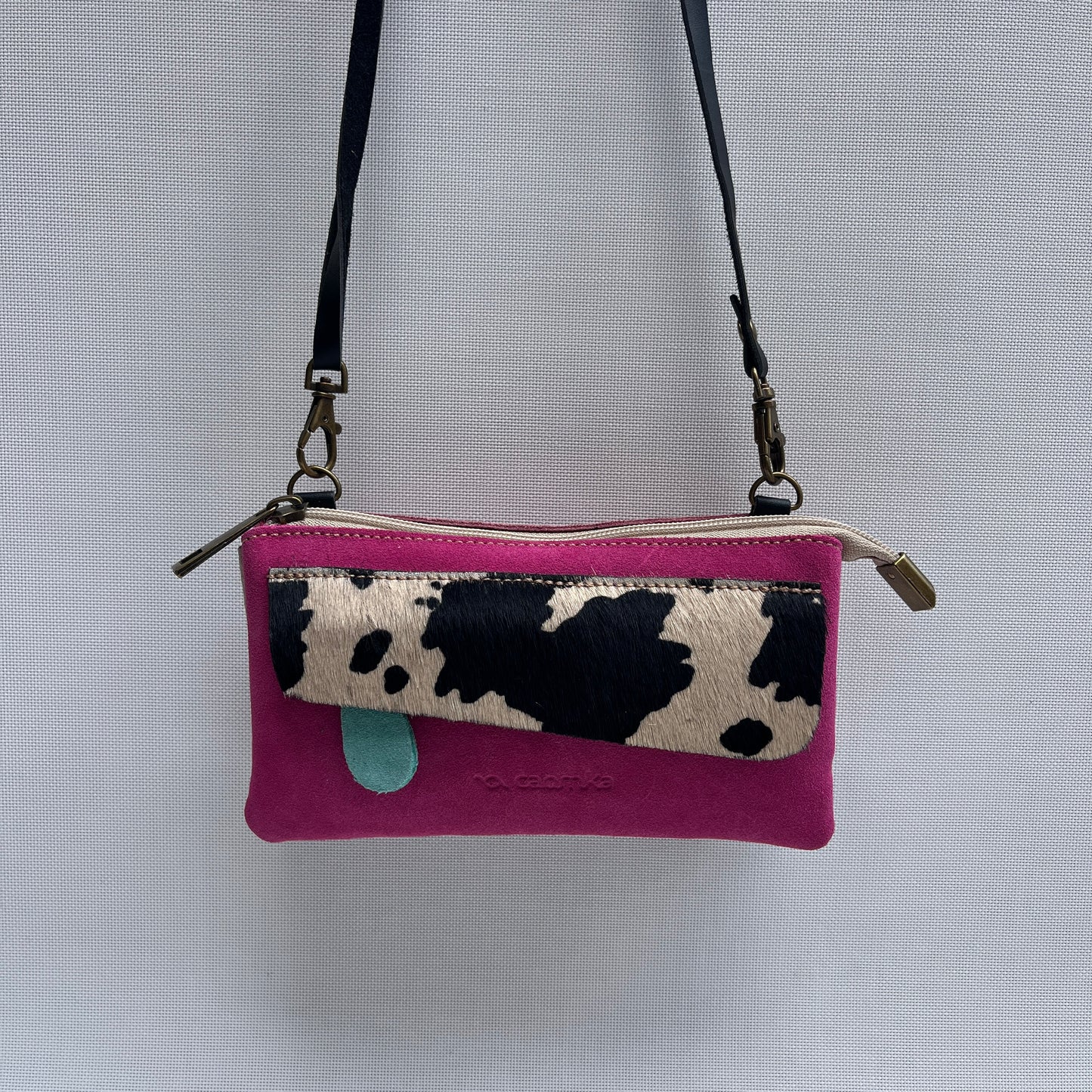 Riñonera multifunción NANO Vaca · Piel/Cuero · Pieza Exclusiva Núm. 14004