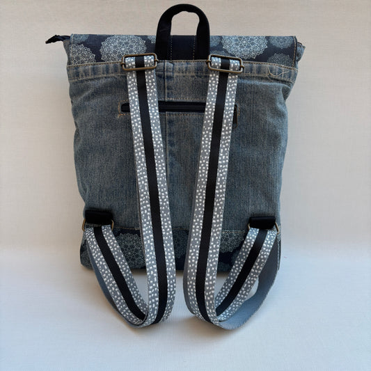 Mochila Vaquera Top Caomka Recycled ♻️ Jeans · Pieza Única 16616