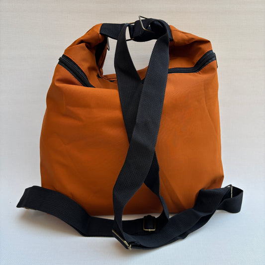 Mochila - Bolso - Tote Bag - Impermeable · Mutifunción · "Nepal" Color Teja · Súper ligera · Pieza 17085