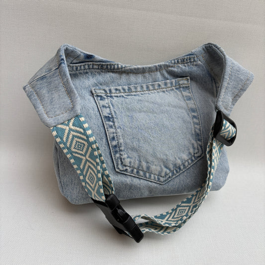Riñonera "Jeans Top" ♻️ Jeans Recycled ♻️ · Pieza Única Núm. 18937