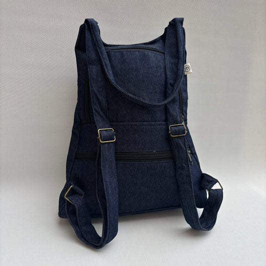Mochila "Bhaktapur" Jeans Azul · Pieza Exclusiva 17363