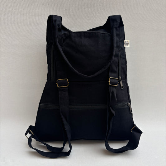 Mochila "Bhaktapur" Negro · Pieza Exclusiva 17365