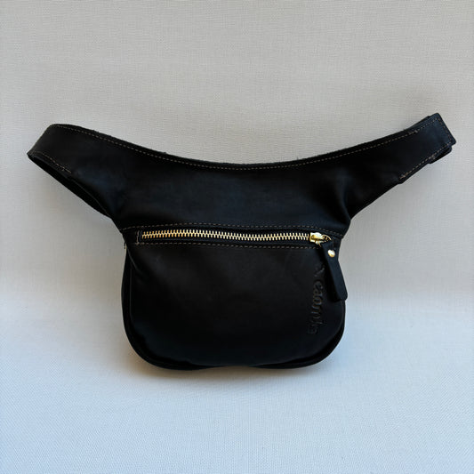 Riñonera "Mini Special Top Black Golden" · Piel / Cuero · Pieza Exclusiva Núm. 15816