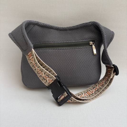 Riñonera "Soft 3D Mandalas Top" + Bolsillo trasero · Pieza Única Núm. 18065