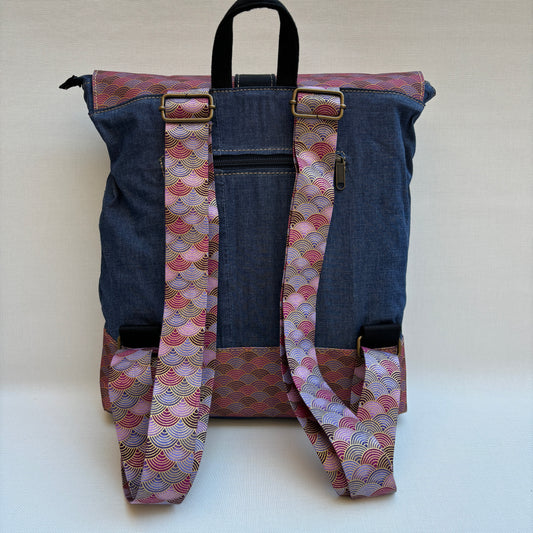 Mochila Top Caomka Recycled ♻️ Jeans · Pieza Única 15683