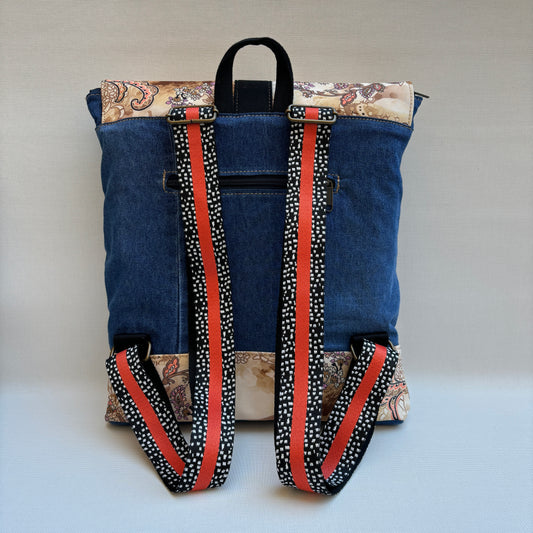 Mochila Top Caomka Recycled ♻️ Jeans · Pieza Única 15642