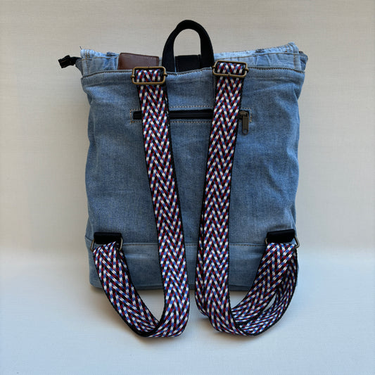 Mochila Top Caomka Recycled ♻️ Jeans · Pieza Única 15687