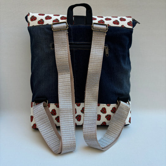 Mochila Top Caomka Recycled ♻️ Jeans · Pieza Única 15588
