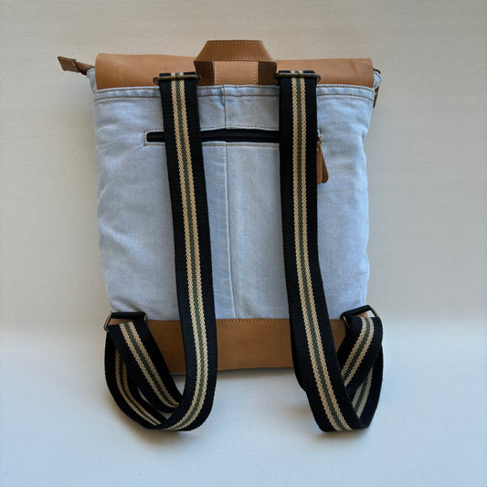 Mochila Top Caomka Recycled ♻️ Jeans · Pieza Única 15689