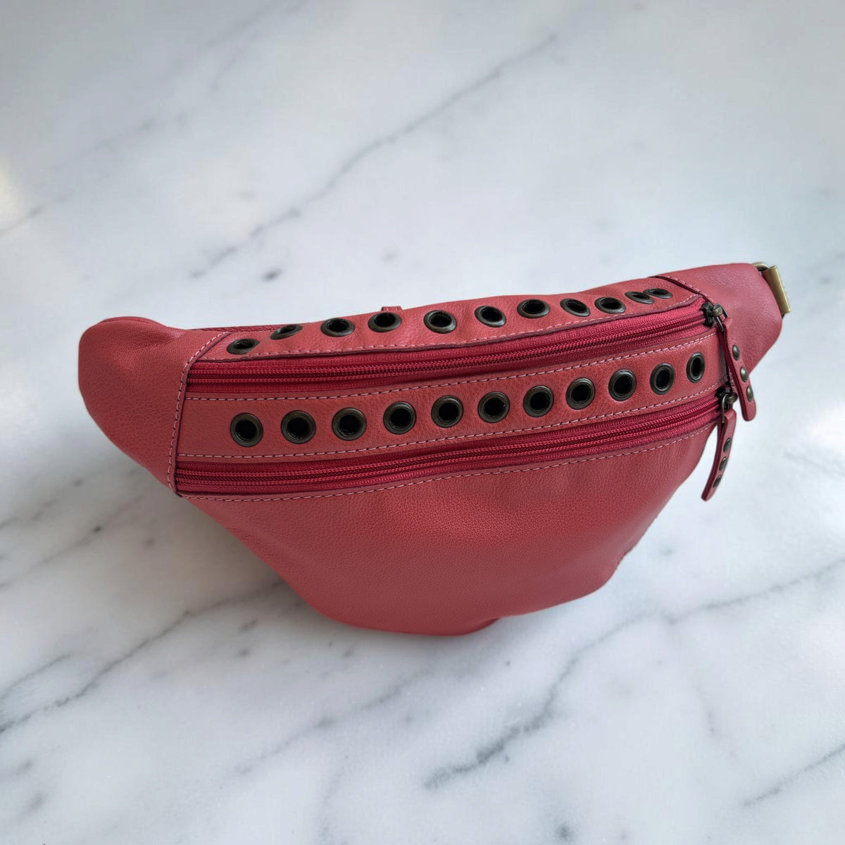 Riñonera "Special RetroChic Coral Top" · Piel · Pieza Exclusiva Núm. 19672