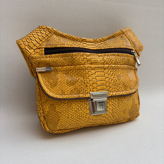 Riñonera "Elegant Yellow" · Polipiel · Pieza única Núm. 18178