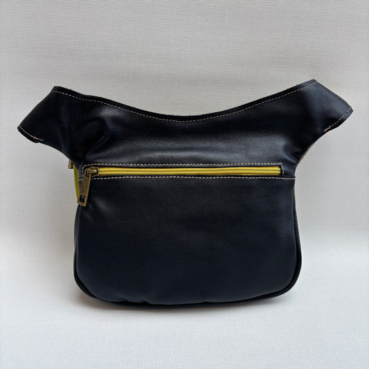 Riñonera "Special Black/Lime Spring" Negro/Lima · Piel · Pieza Exclusiva Núm. 17395