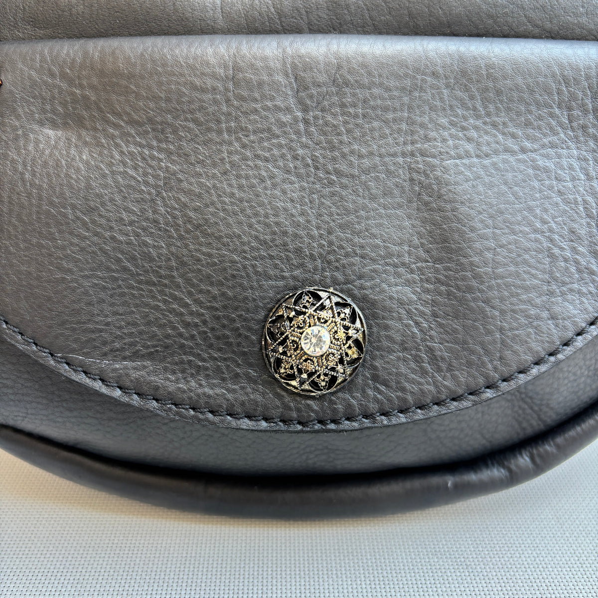 Riñonera Luna "Special Black Luxury" Silver · Piel · Pieza Exclusiva Núm. 18788