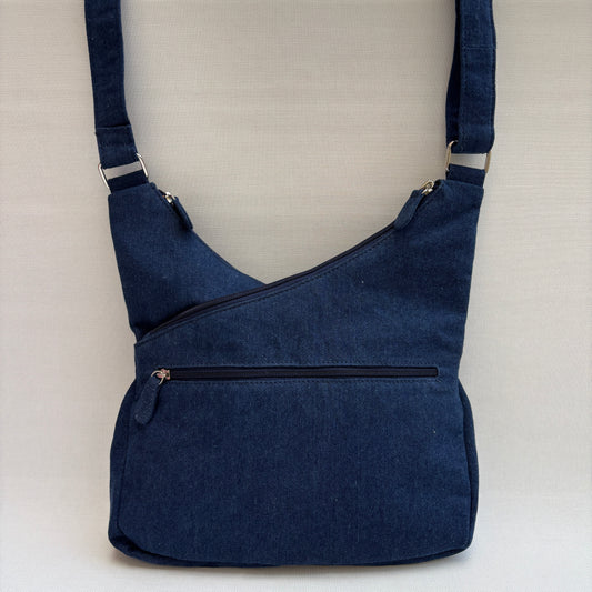 Bolso Bandolera Súper Caomka "Denim Dual Soul" · Pieza Única Núm. 18807